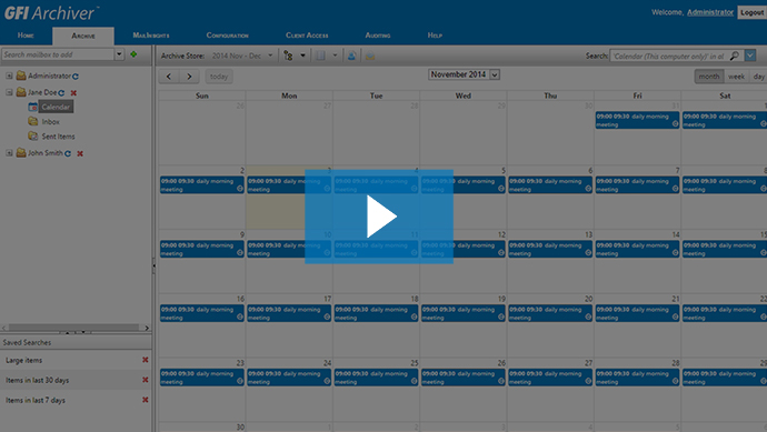10 - Calendar Archiving